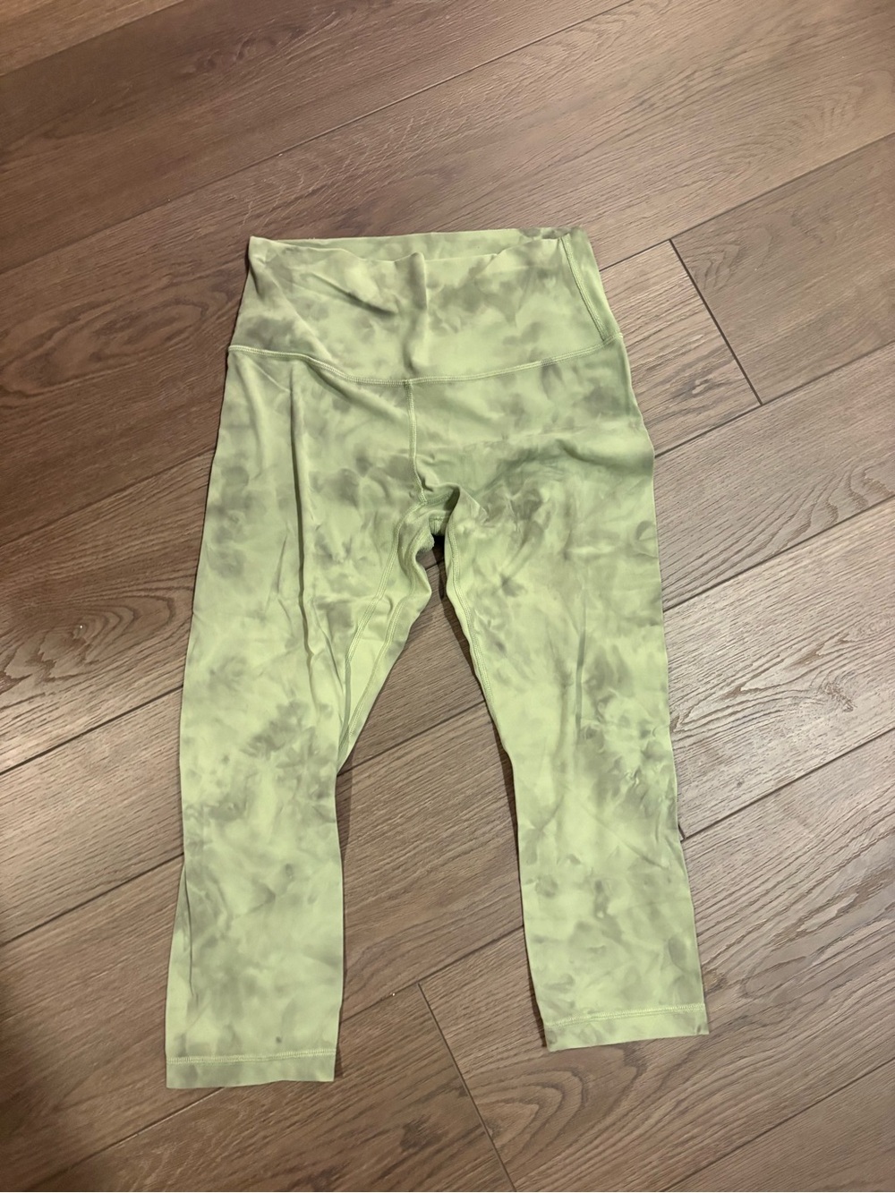Lululemon vintage High-Waist Tie-Dye Leggings - Green - capris